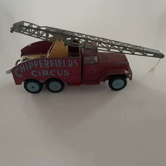 Vintage Corgi Major Toys No 1121 Chipperfields Int Circus Crane Truck 6x6 Red - Picture 3 of 16